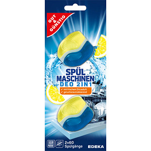 4311536958373 - Spülmaschinendeo 2in1 Zitrusfrisch 4311536958373 Gut & Günstig 2 Stück
