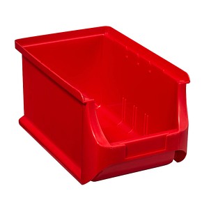 4005187562095 - Sichtlagerkasten LxBxH 235 x 150 x 125 mm VE 24 Stk rot kaiserkraft