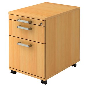 HAMMERBACHER Solid AC20 Rollcontainer buche 3 Auszüge 42,8 x 58,0 x 59,0 cm