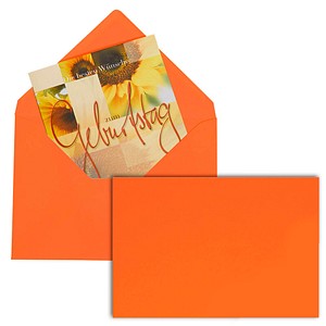 4011211083900 - Designbriefumschläge B6 EcoRainbow ohne Fenster nassklebend intensivorange 80g 4011211083900 MailMedia 25 Stück 4011211083900 - Designbriefumschläge B6 EcoRainbow ohne Fenster nassklebend intensivorange 80g 4011211083900 MailMedia 25 Stück