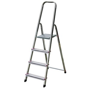 4009199000705 - Krause Systems - Krause Corda Alu Trittleiter Stehleiter 4 Stufen Standhöhe bis 80 cm Klapptritt 4009199000705 - Krause Systems - Krause Corda Alu Trittleiter Stehleiter 4 Stufen Standhöhe bis 80 cm Klapptritt