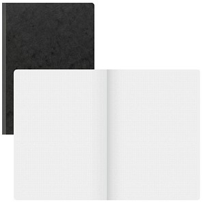 BRUNNEN Notizbuch FACT!plus DIN A4 punktkariert, schwarz Softcover 192 Seiten, 1 St.
