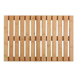 4008838278437 - Baderost Indoor & Outdoor Bambus 40 x 60 cm 40 x 60 cm Braun Bambus natur - braun - Wenko