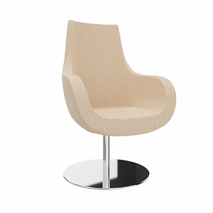 4260761571102 - Besuchersessel Pirum sand chrome Stoff