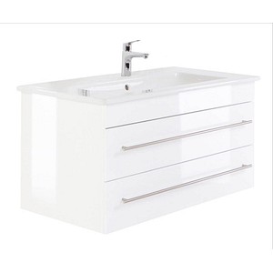 Waschtischunterschrank Venticello weiß/weiß