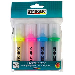 4011886054311 - transparent Textmarker farbsortiert 4 St 4011886054311 - transparent Textmarker farbsortiert 4 St