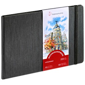 4011367100438 - Watercolour Book - A5 200 g qm naturweiß 30 Blatt 401136