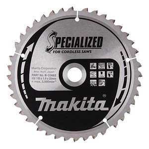 makita B-33663 MAKBLADE Kreissägeblatt 190,0 mm, 40 Zähne