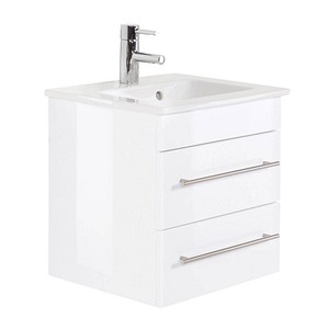 Waschtischunterschrank Venticello weiß/weiß