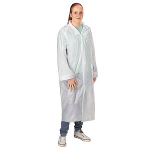Image of franz mensch unisex Schutzkittel weiß Einheitsgröße 10 St.