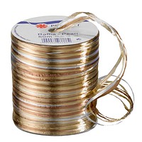 PRÄSENT Geschenkband Metallic Lace glänzend gold 40,0 mm x 20,0 m