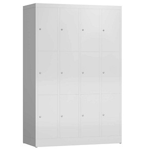 4061815856714 - Schließfachschrank ClassiX lichtgrau X-520340 12 Schließfächer 1185 x 500 x 1800 cm 4061815856714 LÜLLMANN 4061815856714 - Schließfachschrank ClassiX lichtgrau X-520340 12 Schließfächer 1185 x 500 x 1800 cm 4061815856714 LÜLLMANN