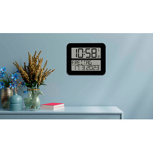 4009816028365 - 8 x 21 TFA® digitale Funkwanduhr 60451201 schwarz Kunststoff 258 x 212 cm 60451201 4009816028365