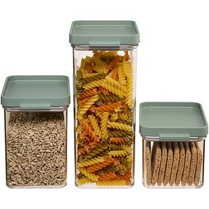 8720294031949 - Vorratsdosen-Set Omnia 92133217 cm hoch grün 071120 l 1 Set 8720294031949 MEPAL