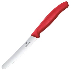 7613329191477 - VICTORINOX Frühstücksmesser Swiss Classic silber rot glatt 1 St