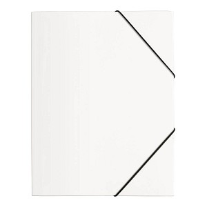 4009212048783 - Eckspannmappe Lucy Trend 21613-02 A4 weiß Polypropylen (PP) 80g mit 3 Einschlagklappen 4009212048783 Pagna