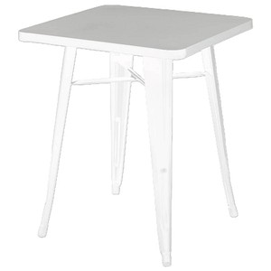 3660141962741 - Beistelltisch URBAN Outdoor 73cm (H) quadratisch weiß   weiß 3660141962741 meet powered by Paperflow