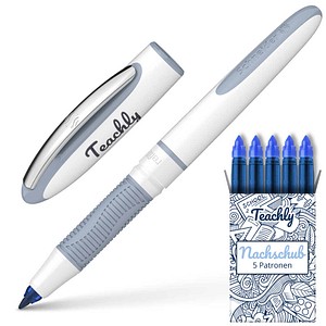 4004675197610 - Superstudent Tintenroller Anthrazit 06 mm Schreibfarbe blau 1 St