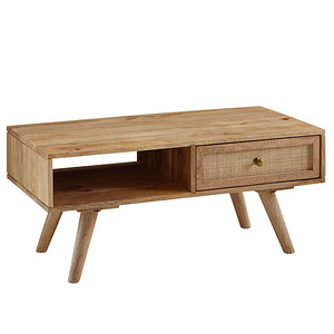 WOHNLING Couchtisch Holz mango 90,0 x 45,0 x 40,0 cm