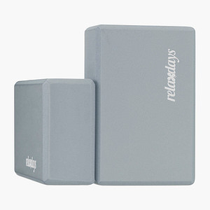 4052025900960 - Yogablock grau 4052025900960 relaxdays 2 Stück 4052025900960 - Yogablock grau 4052025900960 relaxdays 2 Stück