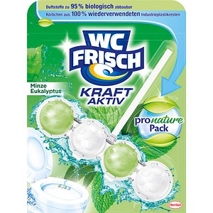 WC FRISCH KRAFT AKTIV pro nature WC-Duftspüler Minze Eukalyptus 2 Stück