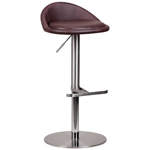 4250950224506 - Barhocker Durable M1 Edelstahl gebürstet Braun