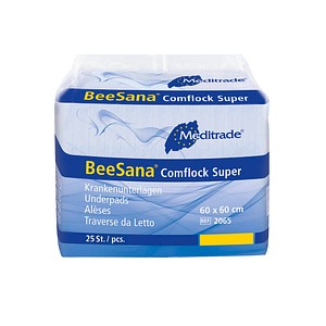 4250016483212 - Einweg-Betteinlagen BeeSana Comflock Super 1-lagig weiß 4250016483212 25 Stück