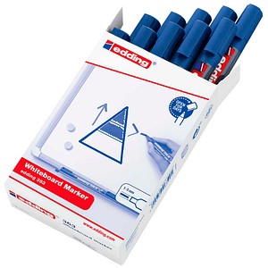 Edding Boardmarker 363, 4-363003, Pack, blau, 1-5mm Keilspitze 4004764000364 Edding