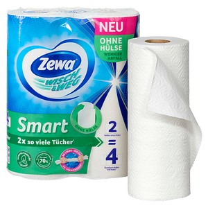 Zewa Küchenrollen WISCH&WEG Smart 2-lagig, 2 Rollen
