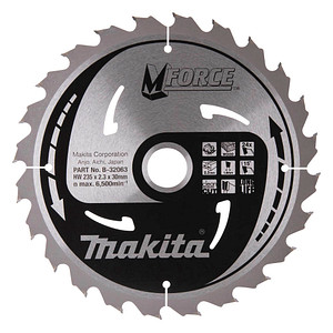 0088381420877 - B-32063 M-FORCE Kreissägeblatt 2350 mm 24 Zähne 0088381420877 makita 0088381420877 - B-32063 M-FORCE Kreissägeblatt 2350 mm 24 Zähne 0088381420877 makita