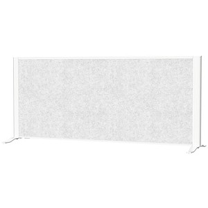 4002390105729 - MAUL Akustik-Tischtrennwand MAULconnecto 9852202 hellgrau 1200 x 500 cm