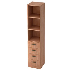 Savona Regalschrank nussbaum/nussbaum 2 Fachböden Savona Regalschrank nussbaum/nussbaum 2 Fachböden