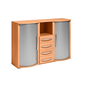 röhr Techno Sideboard buche/buche 2 Fachböden