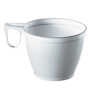 4002911122150 - Kaffeetassen PS Einweg 018 Liter = 180 ml Ø 78 cm Höhe 6 cm 1 Packung = 60 Stück Farbe weiß