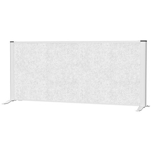 MAUL Akustik-Tischtrennwand MAULconnecto 9852295, hellgrau 120,0 x 50,0 cm, 1 St.
