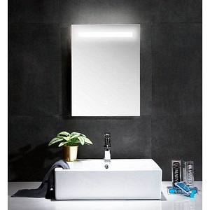 4251461519600 - POSSEIK Spiegel mit Beleuchtung weiß 450 x 32 x 600 cm