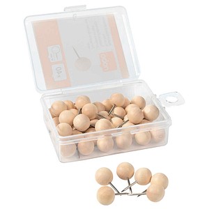 Nobo Holz-Pin-Nadeln - 40 Stk.