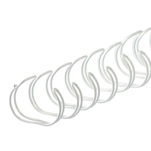 4250504506614 - 50 Drahtbinderücken weiß für 160 Blatt 4250504506614 50 Stück