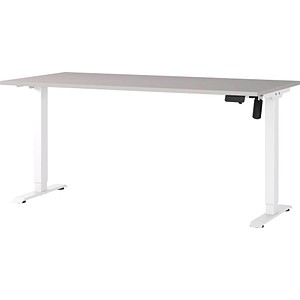 4005949802681 - GERMANIA Boras höhenverstellbarer Schreibtisch kaschmir rechteckig T-Fuß-Gestell weiß 1600 x 800 cm 4005949802681 - GERMANIA Boras höhenverstellbarer Schreibtisch kaschmir rechteckig T-Fuß-Gestell weiß 1600 x 800 cm