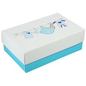 4056124092809 - Geschenkboxen Buntbox Geburt Junge Set M&L 11 36 l - 170 266 x 110 172 x 60 78 cm weiß blau