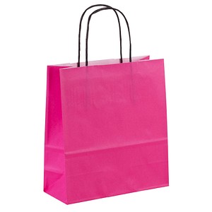 VP Papier-Tragetaschen Toptwist purple 19,0 x 21,0 cm, 50 St.