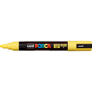 uni-ball POSCA PC-5M Acrylstift gelb 1,8 - 2,5 mm, 1 St.