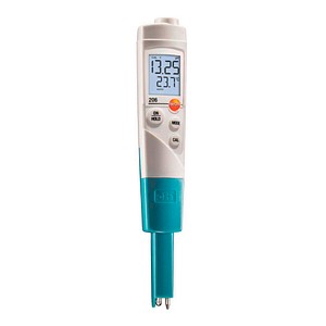 4029547002359 - 206-pH1 für Flüssigkeiten pH- und Temperatur-Messgerät weiß 4029547002359 testo