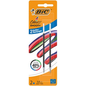 3086123763272 - BIC 4 Colours Smooth Kugelschreibermine M blau 2 St 3086123763272 - BIC 4 Colours Smooth Kugelschreibermine M blau 2 St
