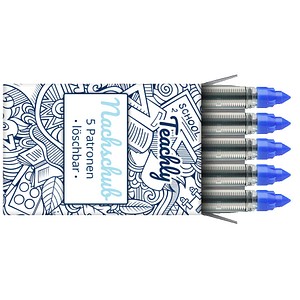 4004675152107 - Tintenrollerminen blau löschbar 06 mm 5 St