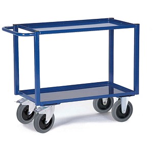4250448501799 - Tischwagen 2 Ladeflächen Blechwannen 895 x 495 mm Tragkraft 400 kg