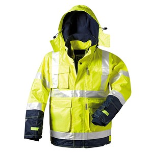 4025888166392 - unisex Warnjacke BENJAMIN gelb Größe 2XL 4025888166392 Elysee