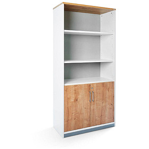 8427951110398 - Regalschrank 1103AW08 weiß eiche 4 Fachböden 900 x 450 x 1950 cm 8427951110398 rocada