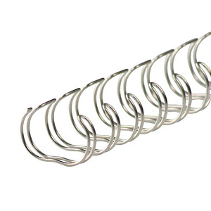 4250504506713 - 50 Drahtbinderücken silber für 220 Blatt 4250504506713 50 Stück