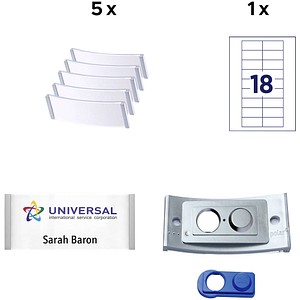 badgepoint GmbH badgepoint Namensschild polar POL30MA66-5DR 70x30mm e.st 5St. 4260320190355 badgepoint GmbH 5 Stück